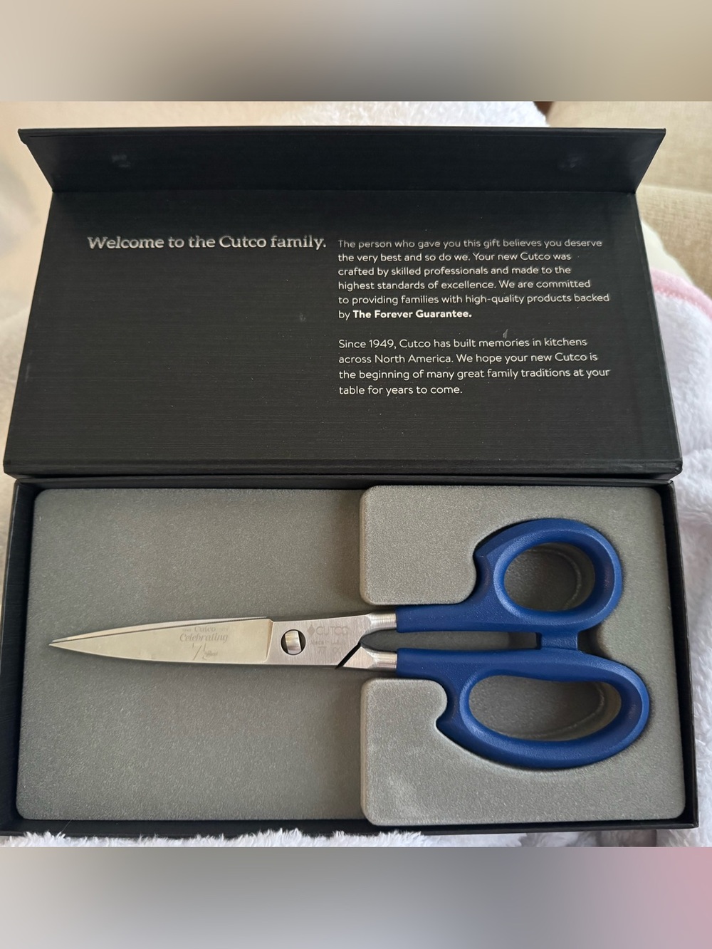 Cutco Rare Super Shears Celebrating 75th Anniversary Blue